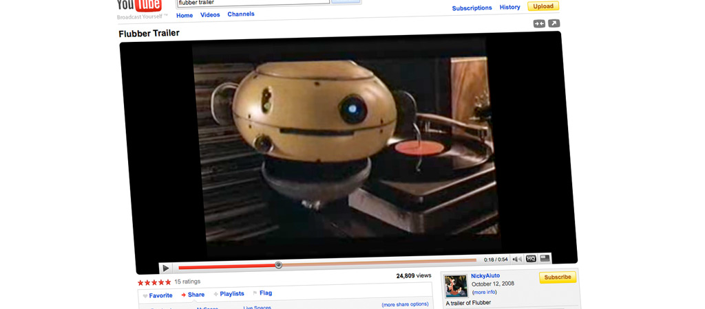 Flubber and YouTube?